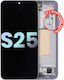 Oled Assembly Frame Samsung Galaxy S25 5g Us & International Service Pack Ice Blue