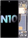 Oled Assembly Frame Samsung Galaxy Note 10 Service Pack Aura Black