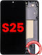 Oled Assembly Frame Samsung Galaxy S25 5g Us & International Aftermarket Plus Blue Black