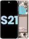 Oled Montage Rahmen Samsung Galaxy S21 5G Service Pack Phantom Weiß