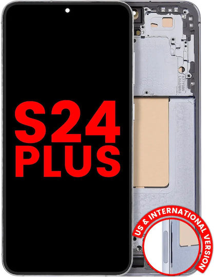 Oled Асембли Рамка Samsung Galaxy S24 Plus 5g US и International Version Aftermarket Plus Sapphire Blue