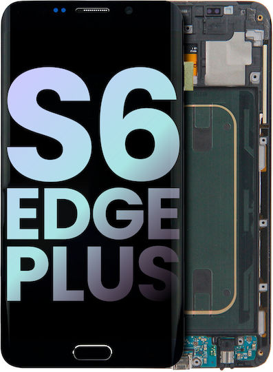 Lcd Assembly Frame Samsung Galaxy S6 Edge Plus Service Pack Verizon Black Sapphire