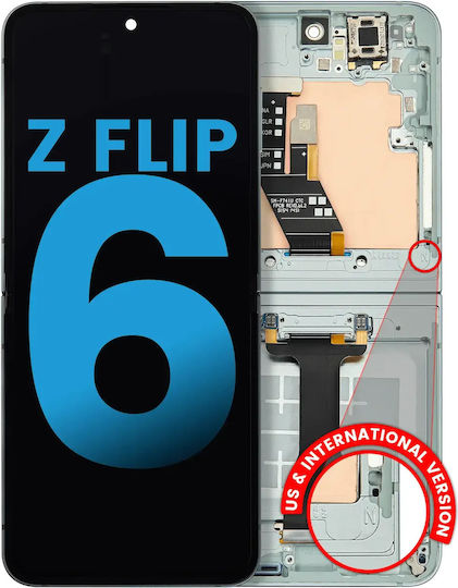 Inner Oled Assembly Frame Samsung Galaxy Z Flip 6 5g Us & International Aftermarket Mint
