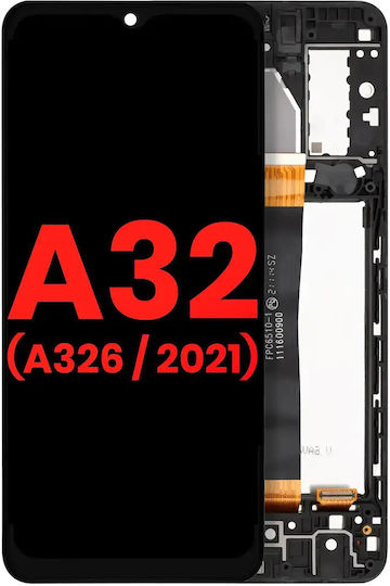 Lcd Assembly Frame Samsung Galaxy A32 5g A326 2021 Toate Modelele Aftermarket Plus Awesome Negru