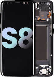 Oled Assembly Frame Samsung Galaxy S8 Service Pack Midnight Black