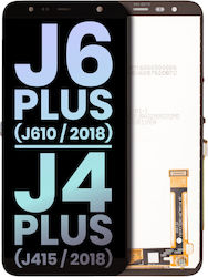 Lcd Assembly Without Frame Samsung Galaxy J6 Plus J610 2018 J4 Plus J415 2018 Service Pack Black