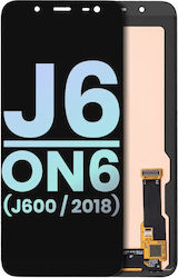 Oled Assembly Fără Ramă Samsung Galaxy J6 On6 J600 2018 Service Pack Negru Oled Assembly Fără Ramă Samsung Galaxy J6 On6 J600 2018 Service Pack Negru