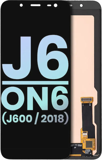 Oled Assembly Without Frame Samsung Galaxy J6 On6 J600 2018 Service Pack Black
