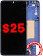 Oled Assembly Frame Samsung Galaxy S25 5g Us & International Aftermarket Plus Navy