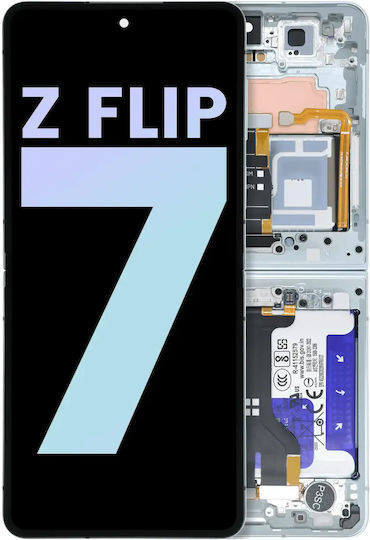 Inner Oled Assembly Frame Samsung Galaxy Z Flip 7 5g Us & International Service Pack Mint