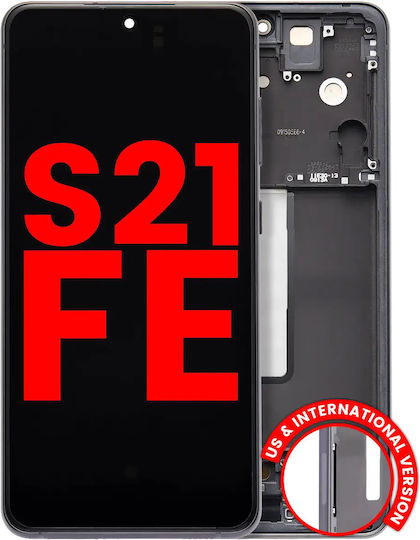 Oled Assembly Frame Samsung Galaxy S21 Fe 5g Us & International Version Aftermarket Plus Graphite
