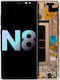Oled Assembly Frame Samsung Galaxy Note 8 Service Pack Maple Gold