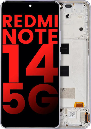 Oled Assembly Frame Xiaomi Redmi Note 14 5g Aftermarket Plus Lavender Purple
