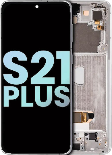 Oled Assembly Frame Samsung Galaxy S21 Plus 5g Service Pack Phantom Silver
