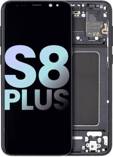Oled Assembly Frame Samsung Galaxy S8 Plus Service Pack Midnight Black