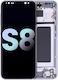 Oled Assembly cu ramă Samsung Galaxy S8 Service Pack Gri Orhidee