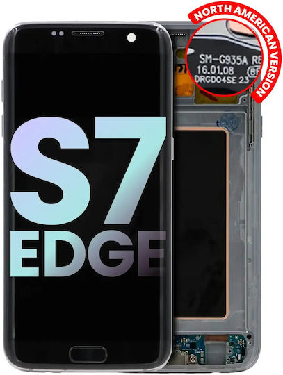 Oled Assembly Frame Samsung Galaxy S7 Edge G935a North American Version Service Pack Black