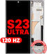Oled Assembly Frame Samsung Galaxy S23 Ultra Us & International Aftermarket Plus 120hz Sky Blue