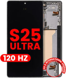 Oled Assembly Frame Samsung Galaxy S25 Ultra 5g Us & International Aftermarket Plus 120hz Titanium Jet Black