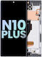 OLED модул с рамка Samsung Galaxy Note 10 Plus 5G Service Pack Aura White