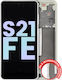 Oled Assembly Frame Samsung Galaxy S21 Fe 5g Us & International Version Service Pack Olive Green