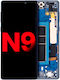 Oled ansamblu cu ramă Samsung Galaxy Note 9 aftermarket plus albastru ocean
