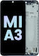 Oled Assembly Frame Xiaomi Mi A3 Service Pack Kind Gray