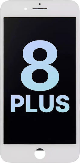 LCD сглобка iPhone 8 Plus сервизен пакет бял