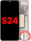 Oled Asamblare Cu Ramă Samsung Galaxy S24 5g Versiune US și Internațională Aftermarket Plus Galben Chihlimbar