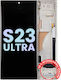 Oled Assembly Frame Samsung Galaxy S23 Ultra 5g Us & International Service Pack Cream