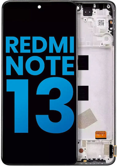 Lcd Assembly Frame Xiaomi Redmi Note 13 4g Aftermarket Incell Midnight Black