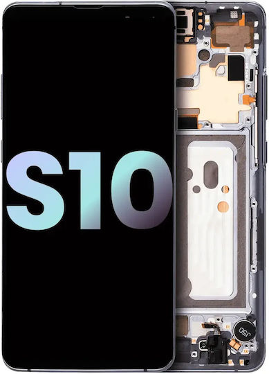 Oled Assembly Frame Samsung Galaxy S10 5g Service Pack Majestic Black