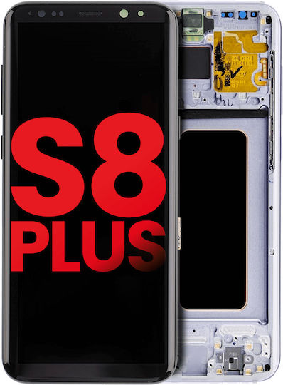 Oled Assembly Frame Samsung Galaxy S8 Plus Aftermarket Plus Orchid Gray