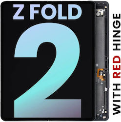 Inner Oled Assembly Frame Samsung Galaxy Z Fold 2 5g Service Pack Us & International Mystic Black Red Hinge Inner Oled Assembly Frame Samsung Galaxy Z Fold 2 5g Service Pack Us & International Mystic Black Red Hinge