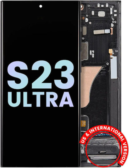 Oled Assembly Frame Samsung Galaxy S23 Ultra 5g Us & International Service Pack Graphite