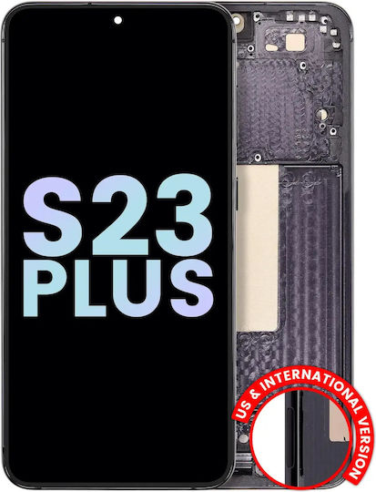 Oled Asamblare cu ramă Samsung Galaxy S23 Plus 5g Us & International Service Pack Negru Phantom