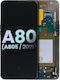 Oled Assembly Frame Samsung Galaxy A80 A805 2019 Service Pack Phantom Black