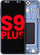 Oled Ersatzbildschirm mit Rahmen Samsung Galaxy S9 Plus Nachbau Plus Korallenblau