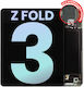 Inner Oled Assembly Frame Samsung Galaxy Z Fold 3 5g Us & International Service Pack Phantom Black
