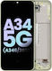 Oled Assembly Frame Compatible Samsung Galaxy A34 5g A346 2023 Service Pack Lime