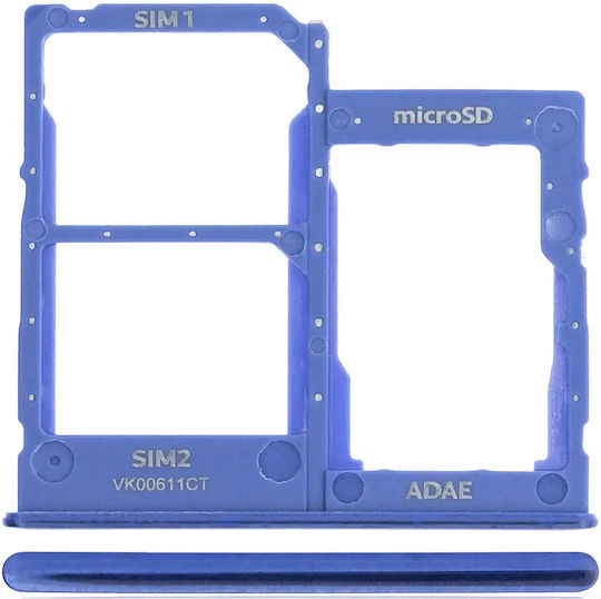 Dual SIM Kartenfach Samsung Galaxy A41 A415 2020 Prism Crush Blau