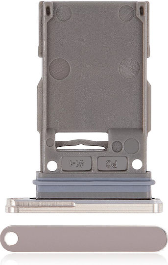 Einzelne SIM-Kartenhalter Samsung Galaxy Z Fold 4 F936 Beiges