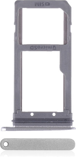 Single Sim Card Tray Samsung Galaxy S7 Silver