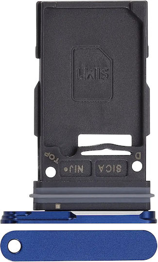 Единична SIM Кутия Samsung Galaxy S25 S25 Plus Премиум Тъмносин
