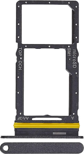 Einzelne SIM-Kartenhalter Samsung Galaxy A17 4G A175 2025 Premium Schwarz