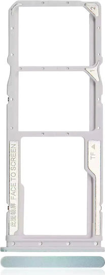 Sim Card Tray Forxiaomi Redmi 12c Mint Green