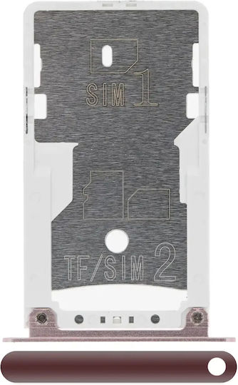 Sim Card Tray Xiaomi Redmi Note 4x Sakura Powder