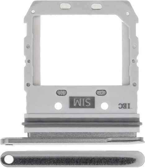 Single Sim Card Tray Samsung Galaxy S10 5g Crown Silver