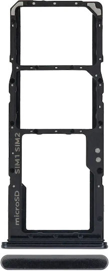 Dual Sim Card Tray Samsung Galaxy A70 A705 2019 Black