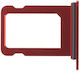 Sim Card Tray iPhone 13 Mini Echtes OEM Rot